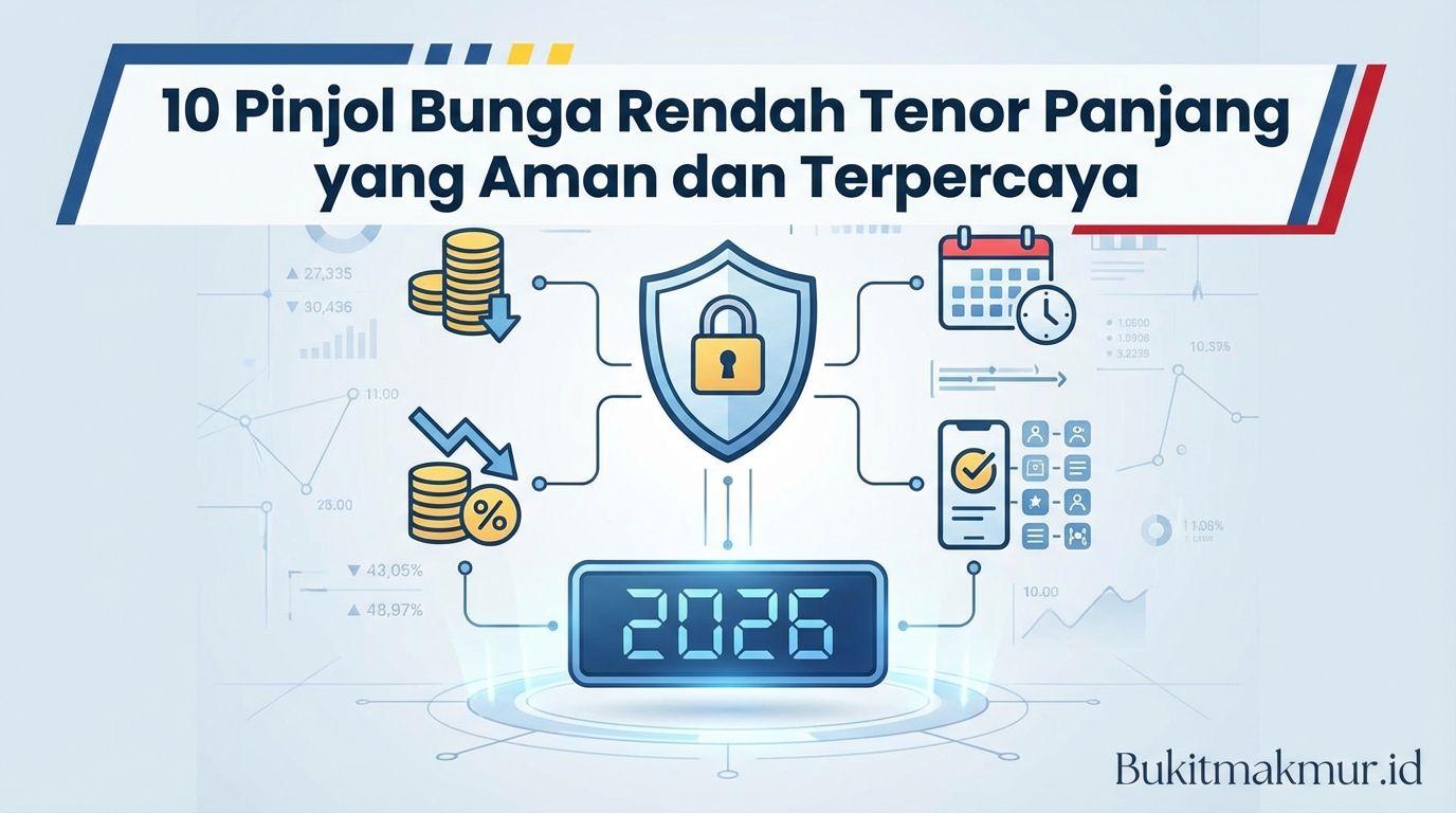 10 Pinjol Bunga Rendah Tenor Panjang yang Aman dan Terpercaya 2026