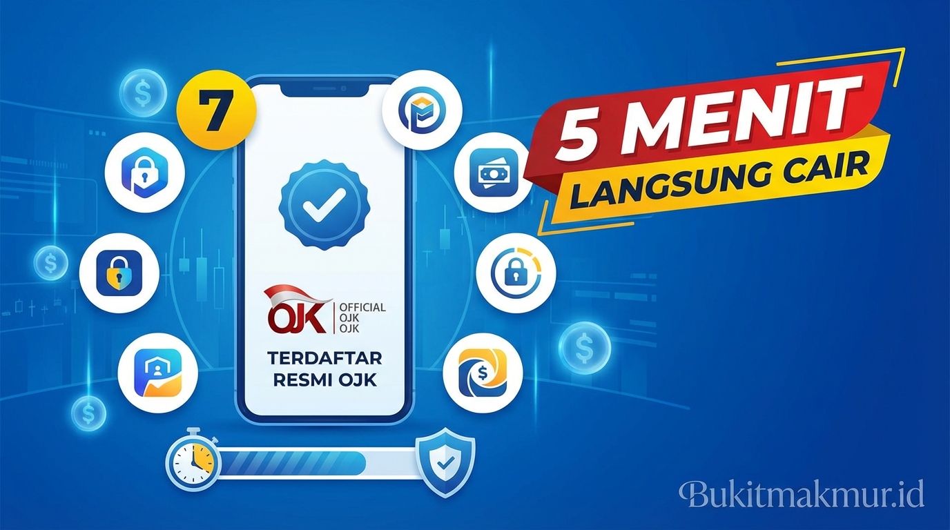 7 Aplikasi Pinjaman Online Langsung Cair 5 Menit 2026 yang Terdaftar Resmi OJK