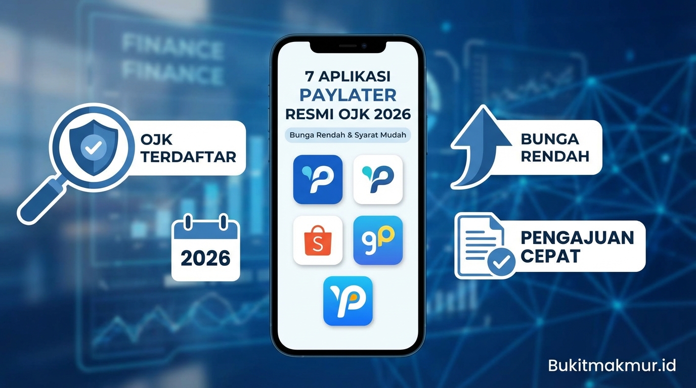 7 Daftar Aplikasi Paylater Resmi OJK 2026 Bunga Rendah dan Syarat Pengajuan Mudah