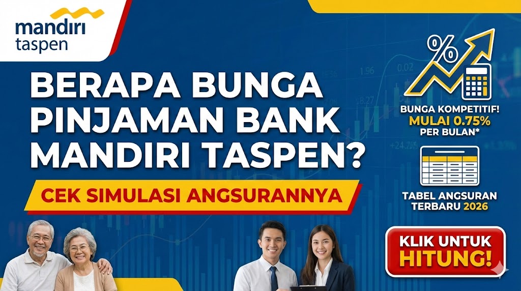 Bunga Pinjaman Bank Mandiri Taspen