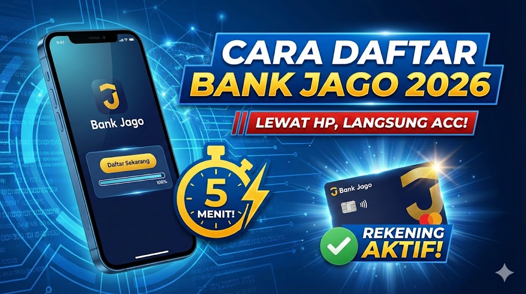 Cara Daftar Bank Jago