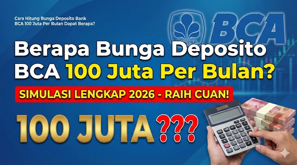 Cara Hitung Bunga Deposito BCA