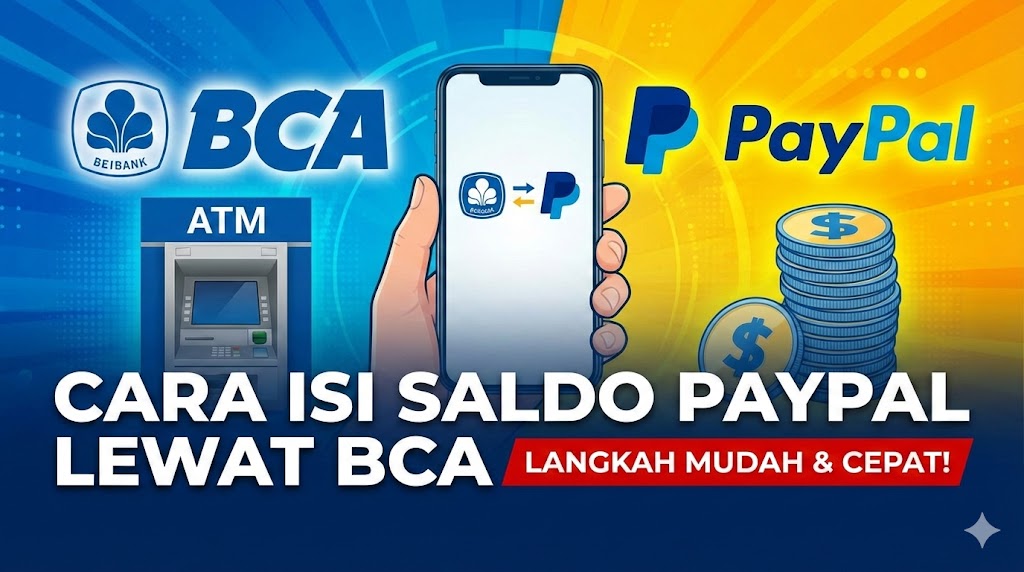 Cara Isi Saldo PayPal Lewat BCA