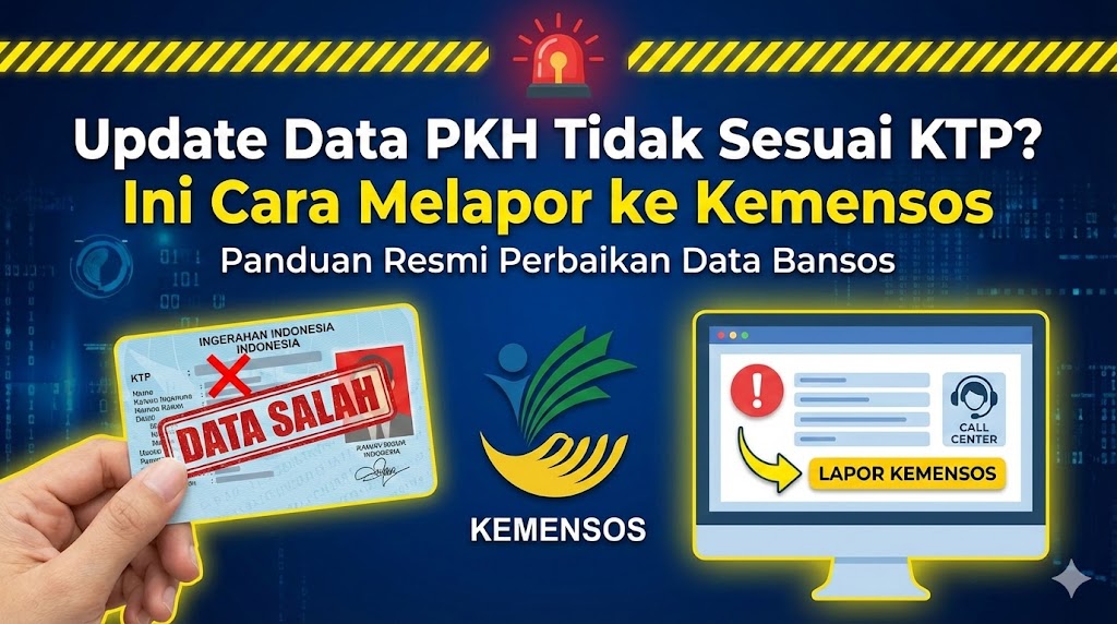 Data PKH Tidak Sesuai KTP