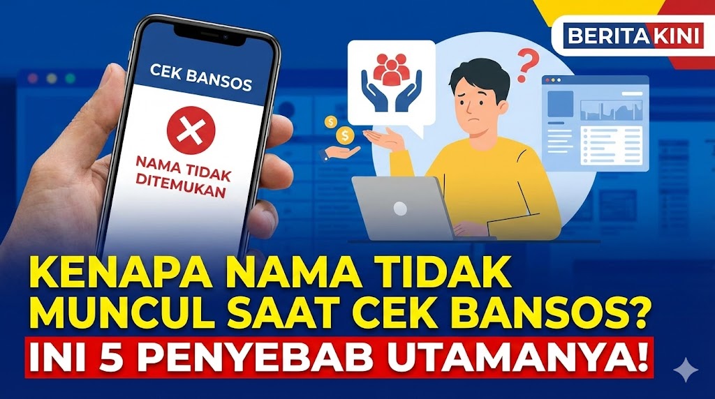 Nama Tidak Muncul Saat Cek Bansos