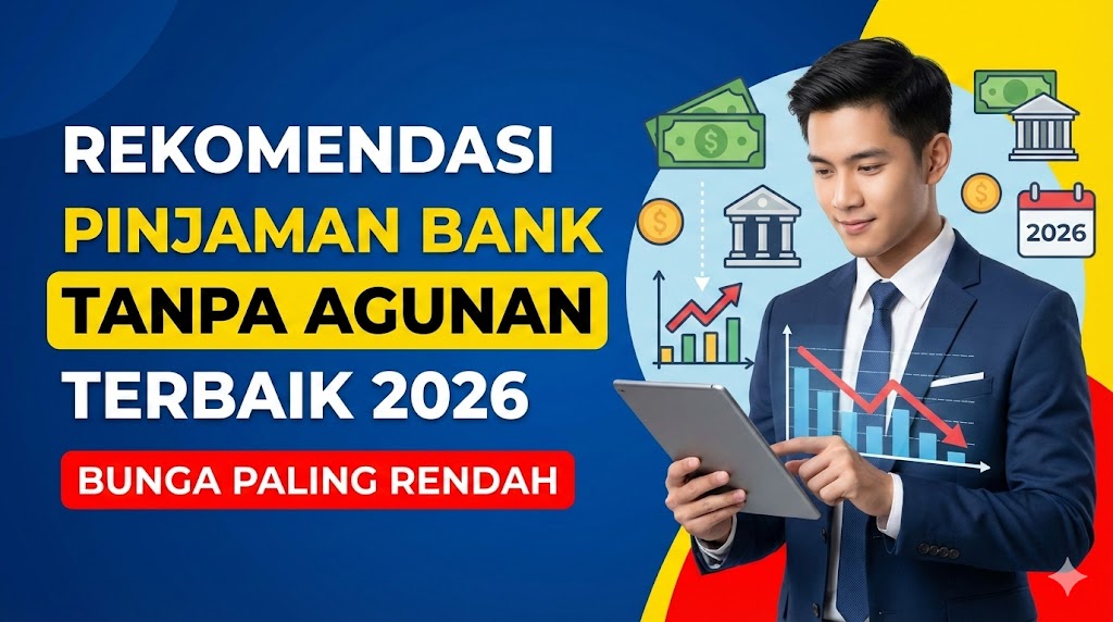 Rekomendasi Pinjaman Bank Tanpa Agunan Terbaik 2026 Bunga Paling Rendah