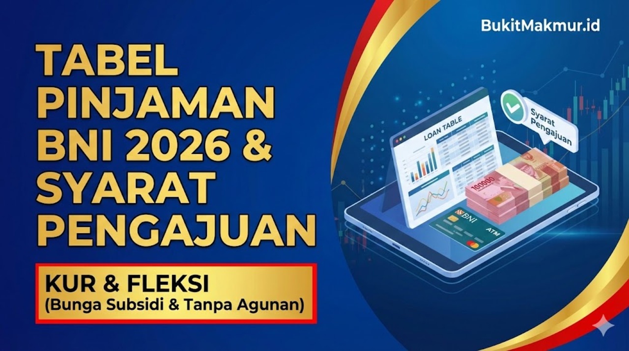 Tabel Pinjaman BNI