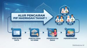 Alur Pencairan PIP Madrasah Tahap 1 untuk MI MTs dan MA