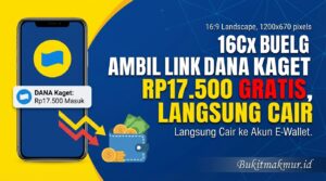 Ambil Link DANA Kaget Rp17.500 Gratis, Langsung Cair ke Akun E-Wallet