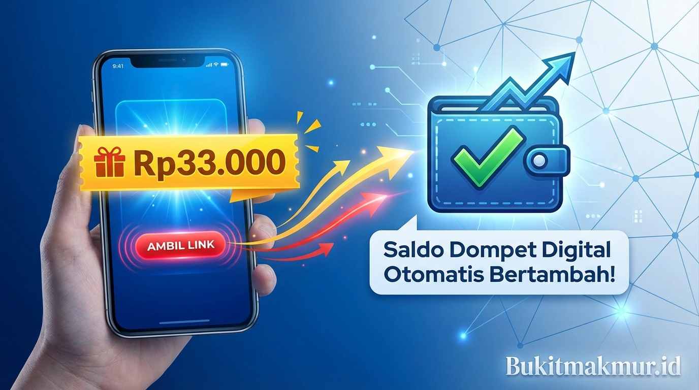 Ambil Link DANA Kaget Rp33.000 Sekarang, Saldo Dompet Digital Otomatis Bertambah!