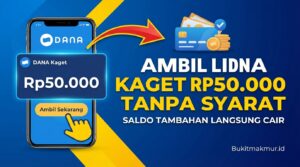 Ambil Link DANA Kaget Rp50.000 Tanpa Syarat, Saldo Tambahan Langsung Cair