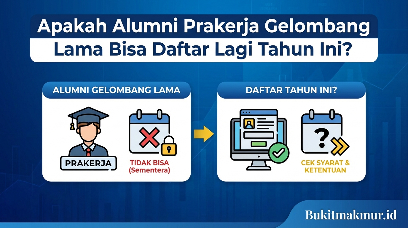 Apakah Alumni Prakerja Gelombang Lama Bisa Daftar Lagi Tahun Ini?