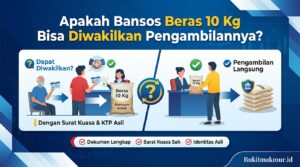 Apakah Bansos Beras 10 Kg Bisa Diwakilkan Pengambilannya?