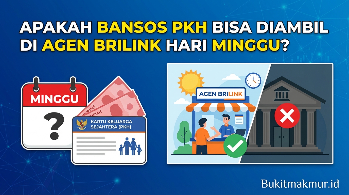 Apakah Bansos PKH Bisa Diambil di Agen BRILink Hari Minggu?