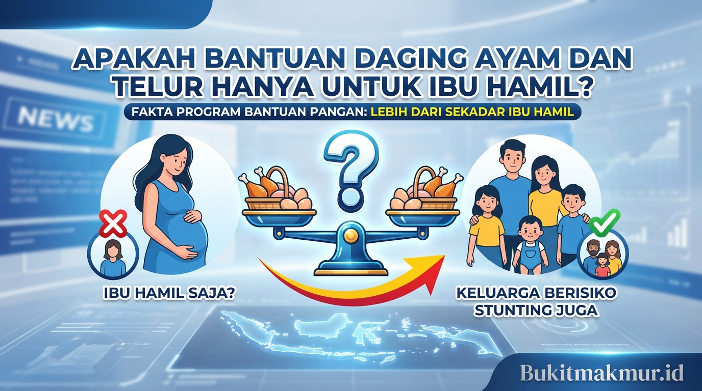 Apakah Bantuan Daging Ayam dan Telur Hanya untuk Ibu Hamil?