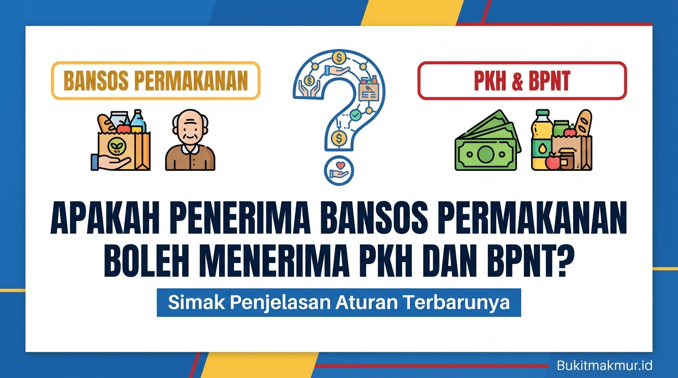 Apakah Penerima Bansos Permakanan Boleh Menerima PKH dan BPNT?