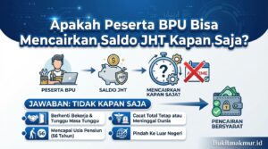 Apakah Peserta BPU Bisa Mencairkan Saldo JHT Kapan Saja?