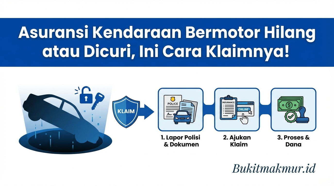 Asuransi Kendaraan Bermotor Hilang atau Dicuri, Ini Cara Klaimnya!