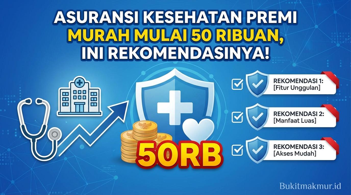 Asuransi Kesehatan Premi Murah Mulai 50 Ribuan, Ini Rekomendasinya!