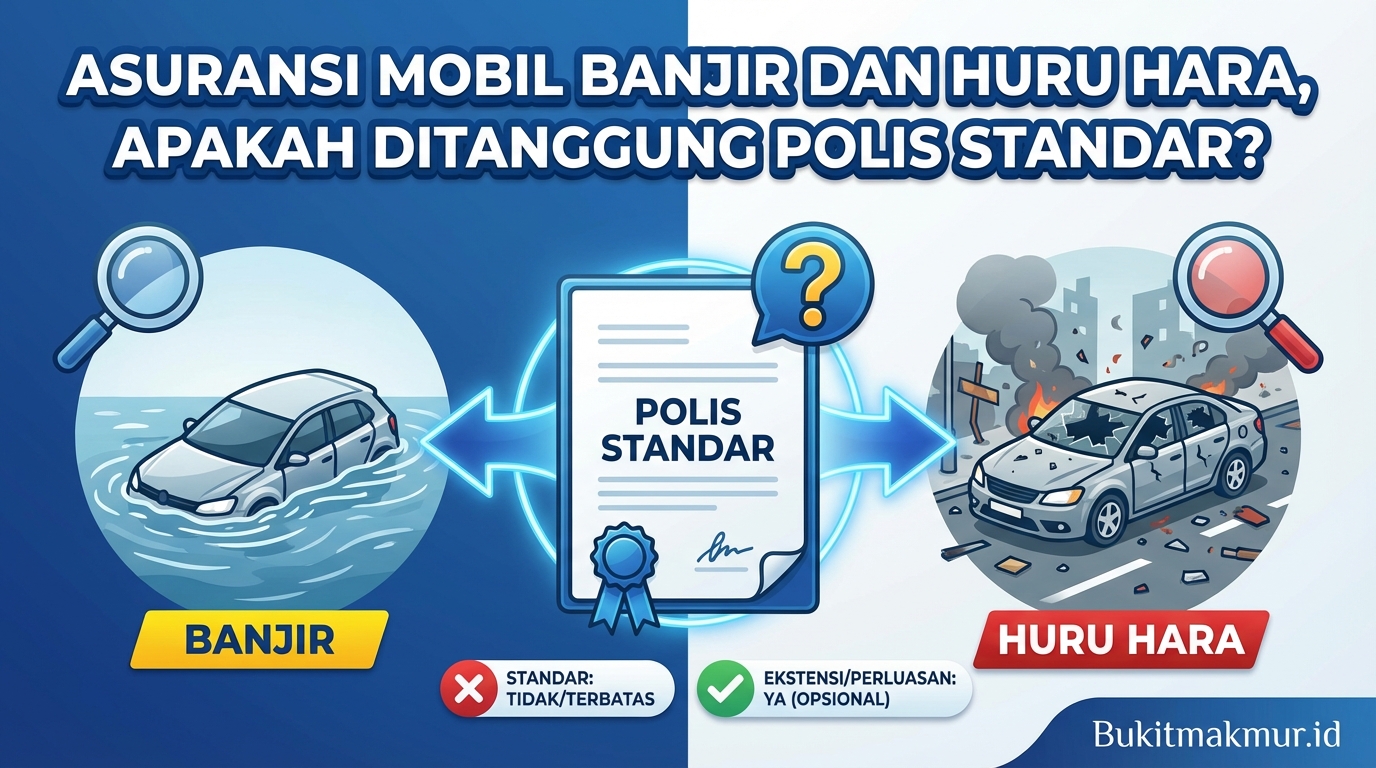 Asuransi Mobil Banjir dan Huru Hara, Apakah Ditanggung Polis Standar?