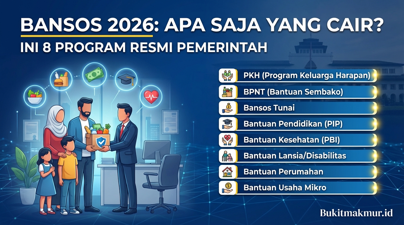 Bansos 2026 Apa Saja yang Cair? Ini 8 Program Resmi dari Pemerintah