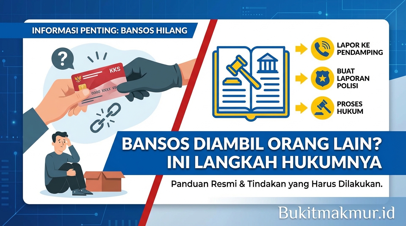 Bansos Diambil Orang Lain, Apa yang Harus Dilakukan? Ini Langkah Hukumnya