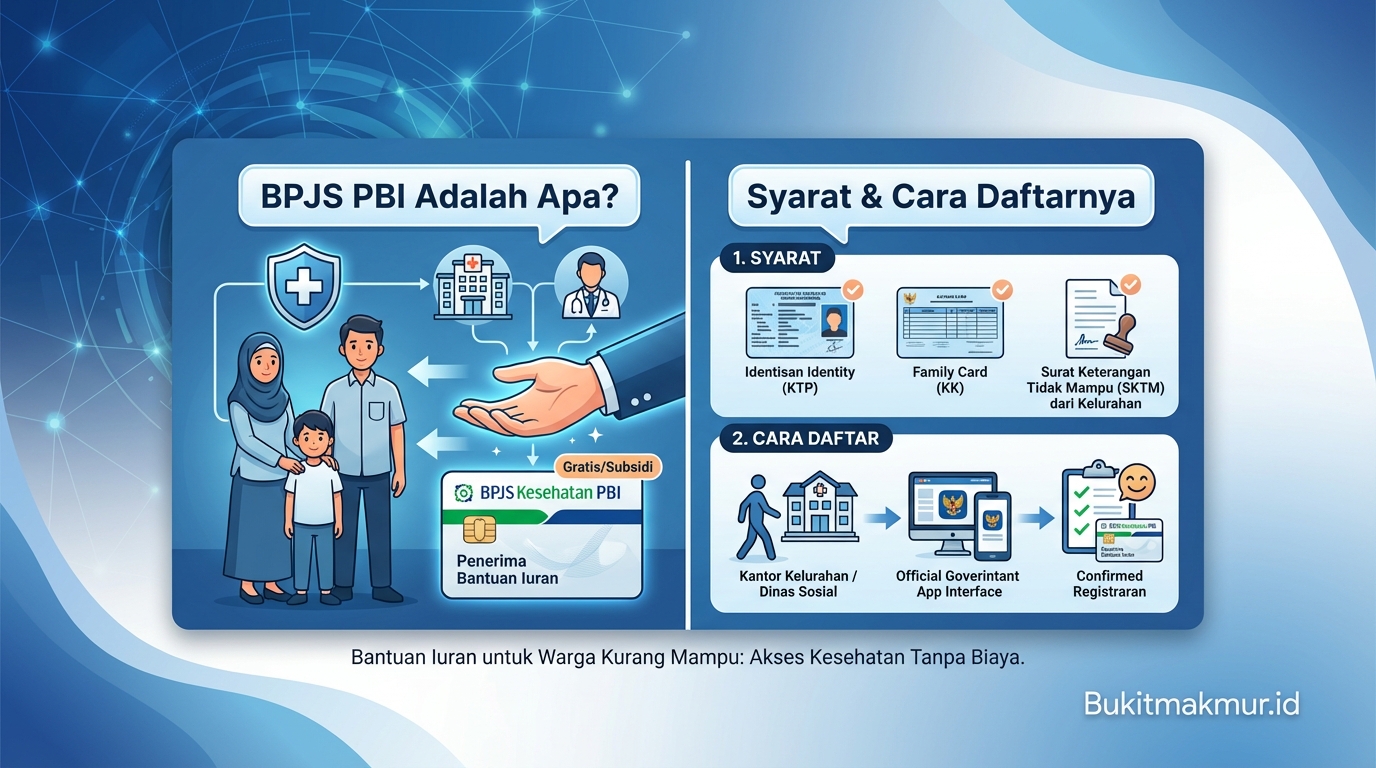 BPJS PBI Adalah Apa? Syarat dan Cara Daftarnya untuk Warga Kurang Mampu!
