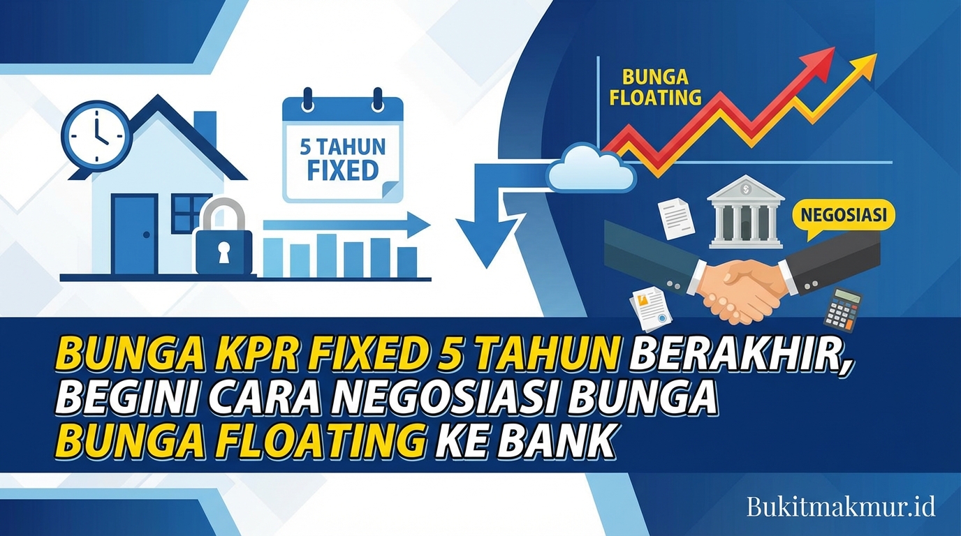 Bunga KPR Fixed 5 Tahun Berakhir, Begini Cara Negosiasi Bunga Floating ke Bank