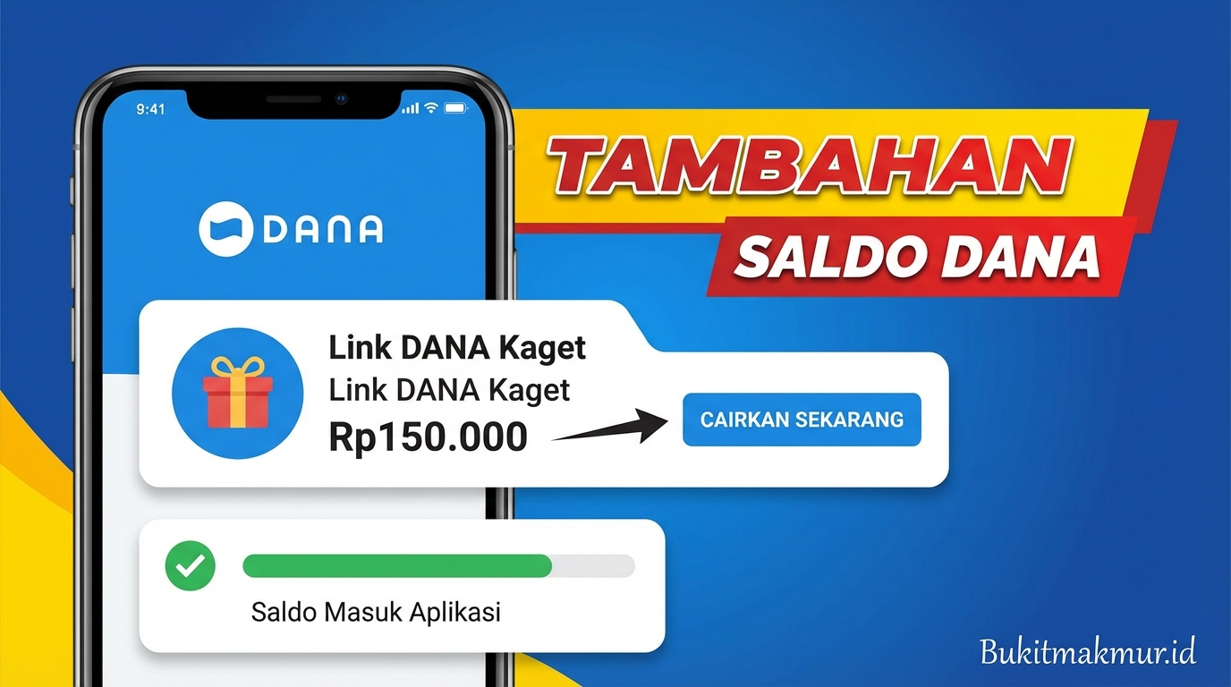 Cairkan Link DANA Kaget Rp150.000 Sekarang, Tambahan Saldo DANA Masuk Aplikasi