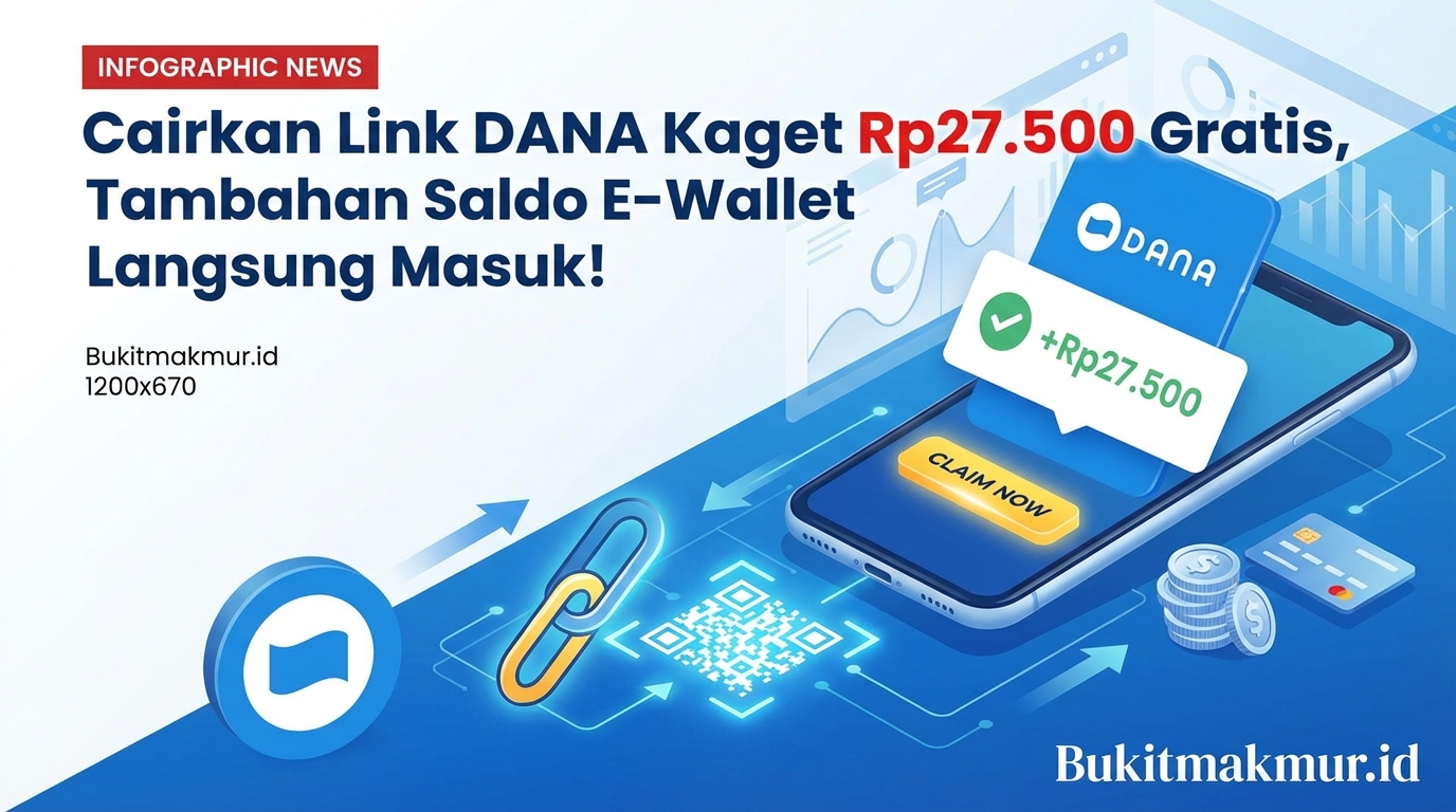 Cairkan Link DANA Kaget Rp27.500 Gratis, Tambahan Saldo E-Wallet Langsung Masuk!