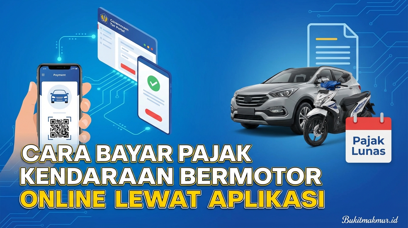 Cara Bayar Pajak Kendaraan Bermotor Online Lewat Aplikasi