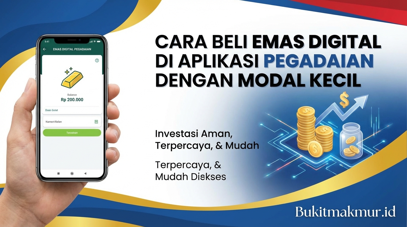Cara Beli Emas Digital di Aplikasi Pegadaian dengan Modal Kecil