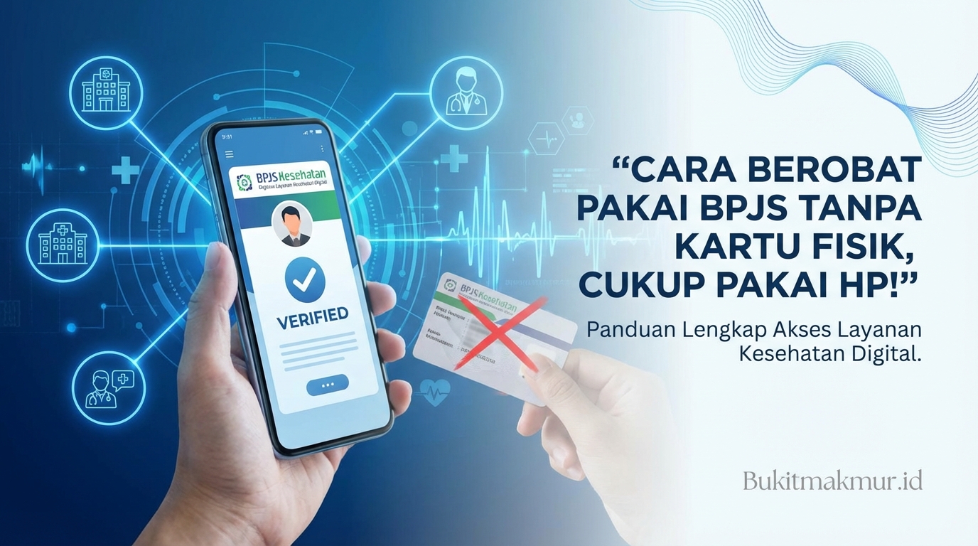 Cara Berobat Pakai BPJS Tanpa Kartu Fisik, Cukup Pakai HP!