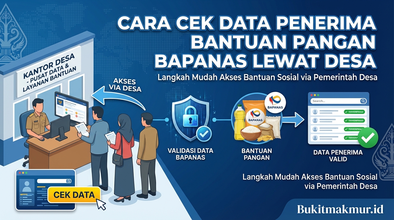 Cara Cek Data Penerima Bantuan Pangan Bapanas Lewat Desa