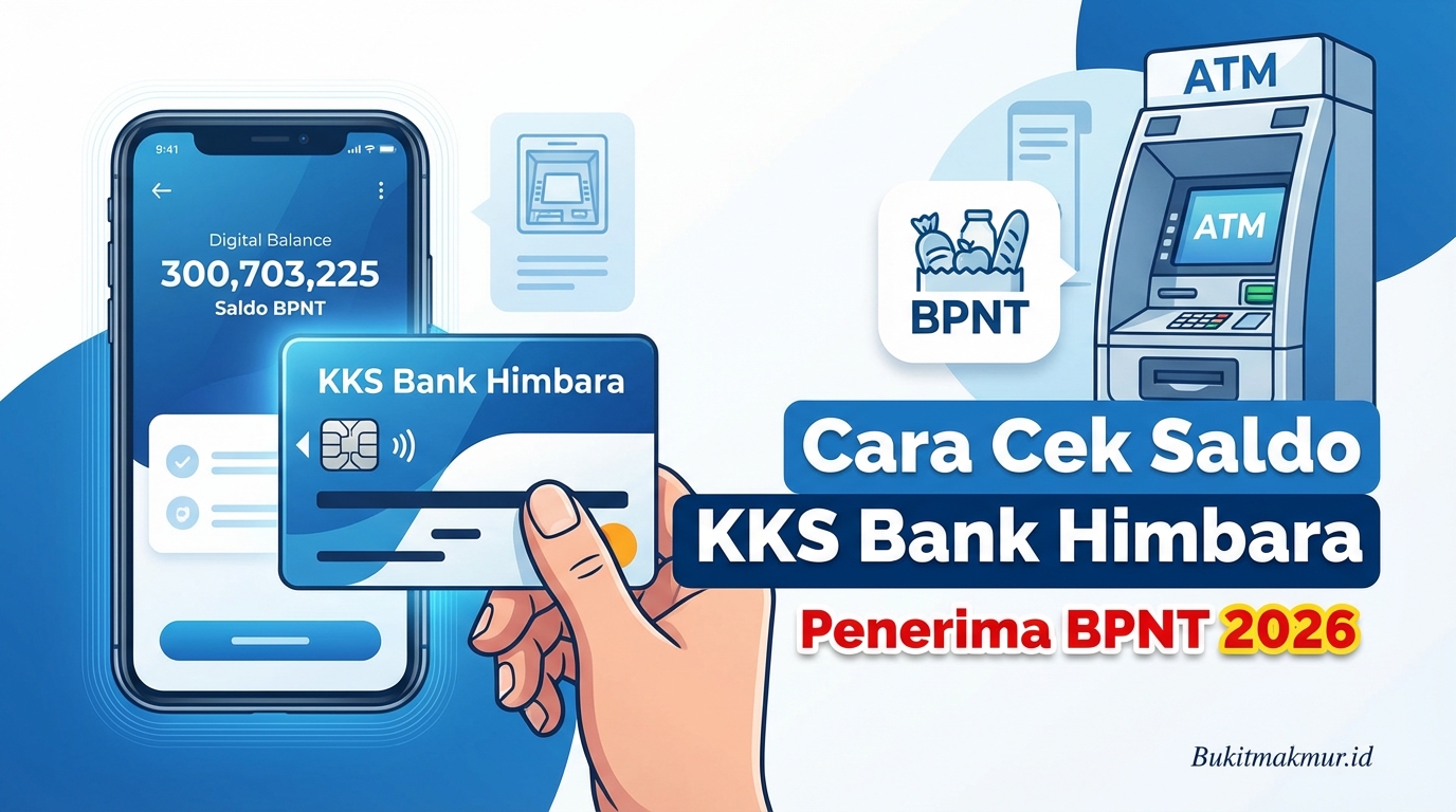 Cara Cek Saldo KKS Bank Himbara untuk Penerima BPNT 2026