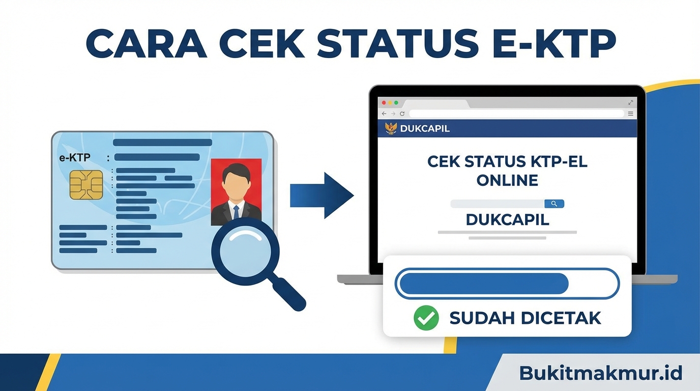 Cara Cek Status e-KTP Sudah Dicetak atau Belum Lewat Website Dukcapil