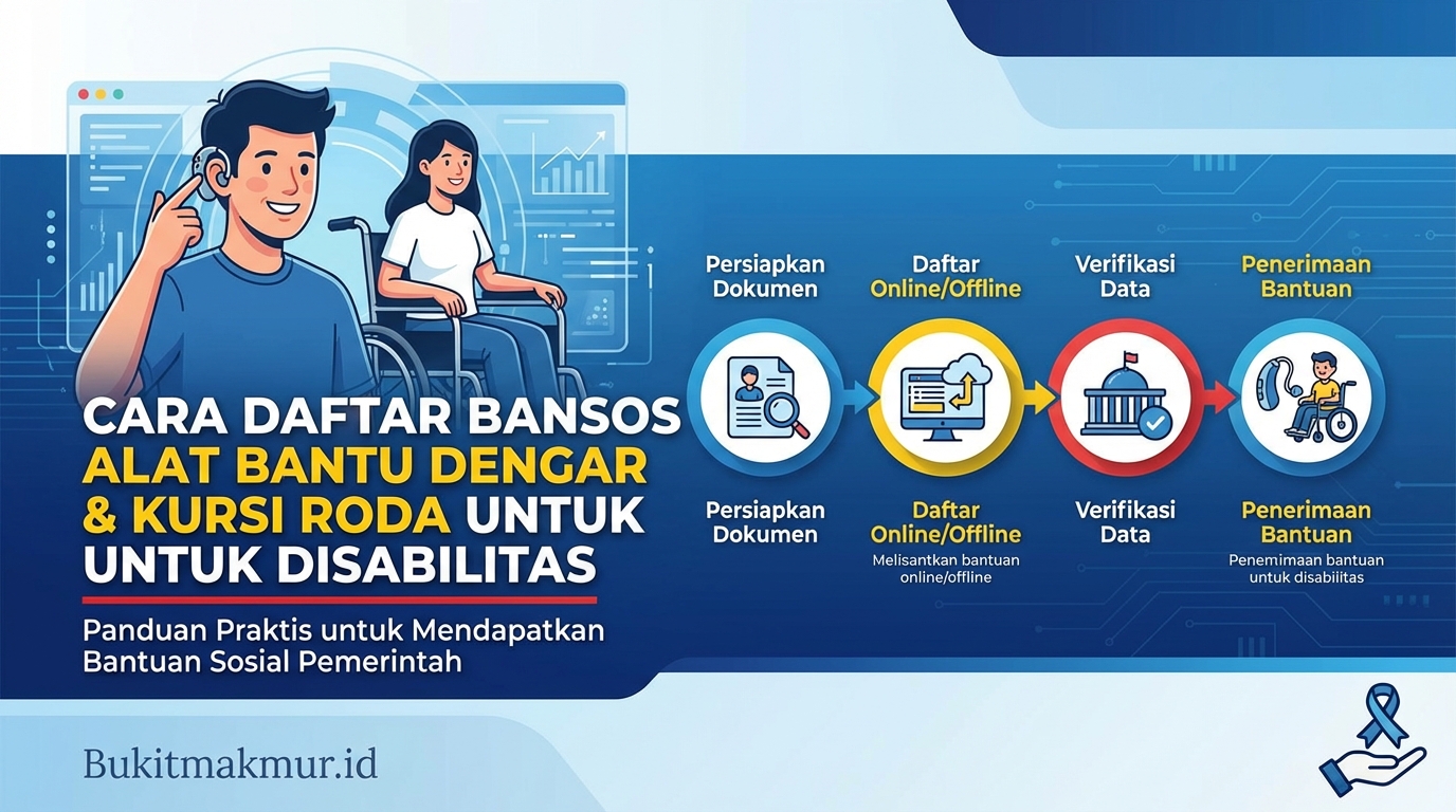 Cara Daftar Bansos Alat Bantu Dengar dan Kursi Roda untuk Disabilitas