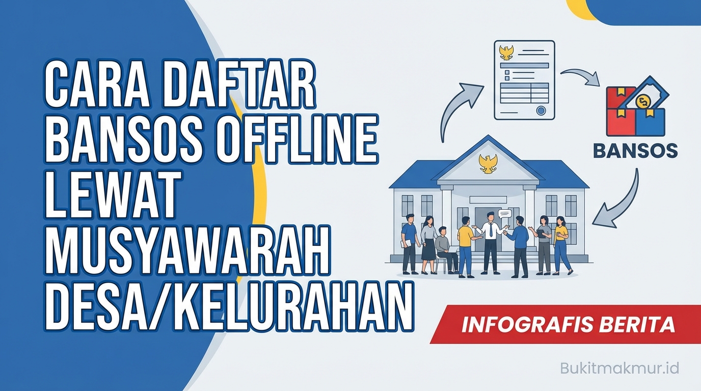Cara Daftar Bansos Offline Lewat Musyawarah Desa atau Kelurahan