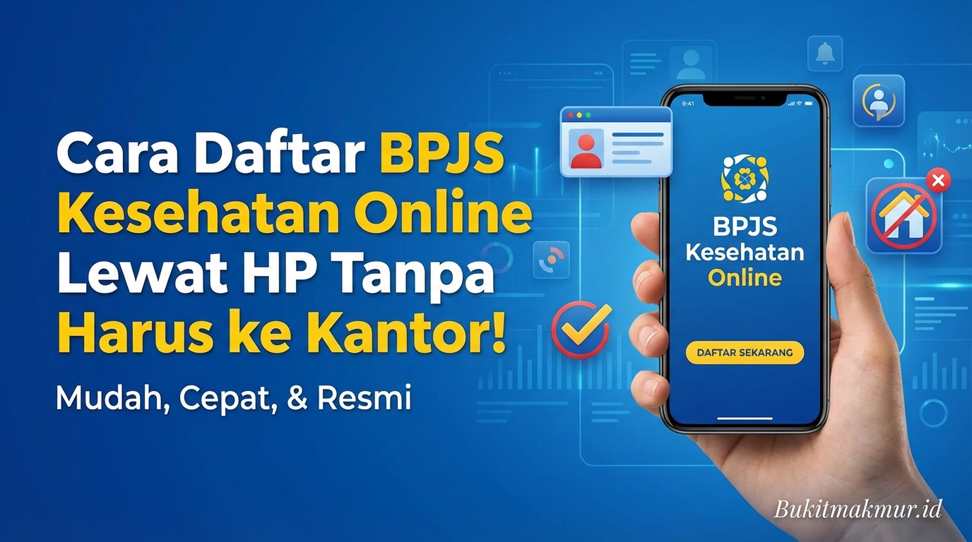 Cara Daftar BPJS Kesehatan Online Lewat HP Tanpa Harus ke Kantor!