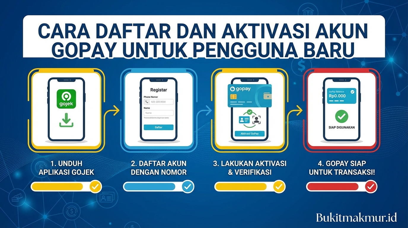 Cara Daftar dan Aktivasi Akun GoPay untuk Pengguna Baru