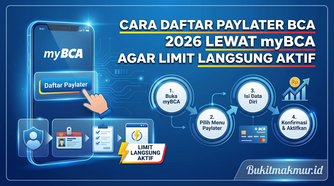 Cara Daftar Paylater BCA 2026 Lewat myBCA Agar Limit Langsung Aktif