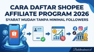 Cara Daftar Shopee Affiliate Program 2026 Syarat Mudah Tanpa Minimal Followers