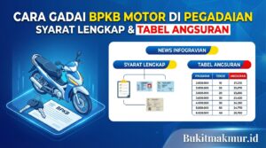 Cara Gadai BPKB Motor di Pegadaian Syarat Lengkap dan Tabel Angsuran
