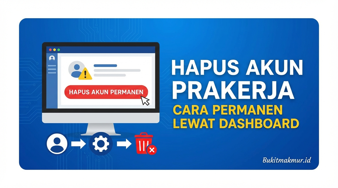 Cara Hapus Akun Prakerja Secara Permanen Lewat Dashboard