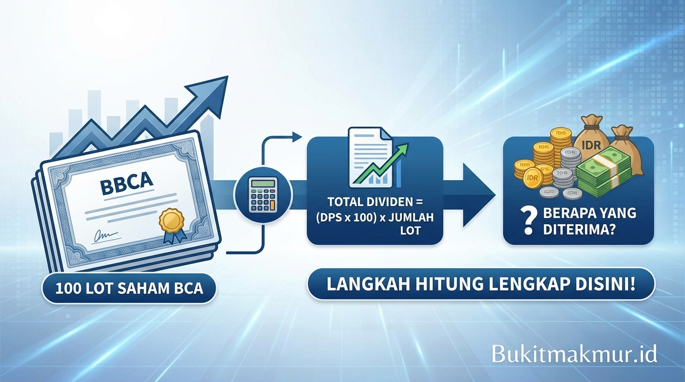 Cara Hitung Dividen Saham BCA Berapa yang Diterima Jika Punya 100 Lot?