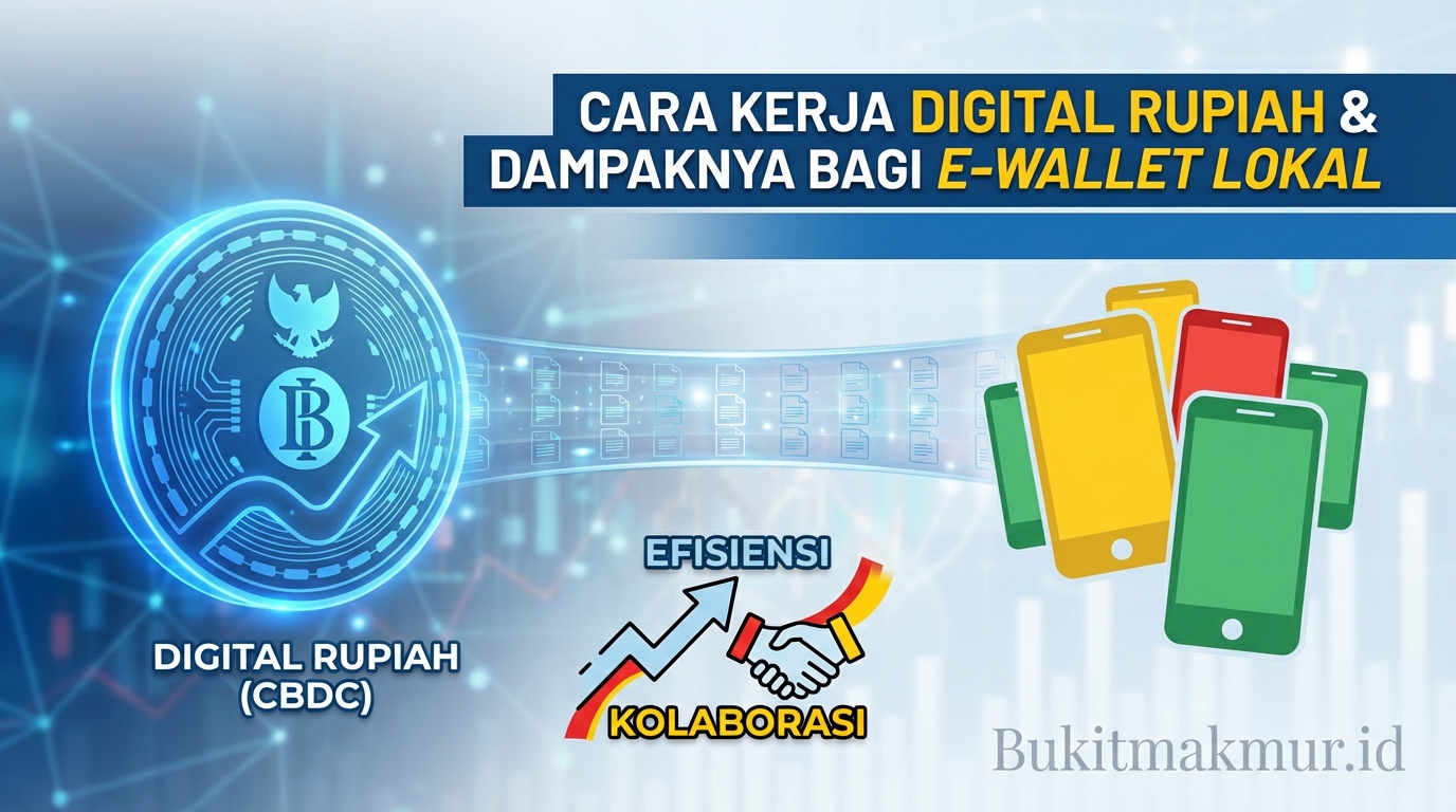Cara Kerja Digital Rupiah (CBDC) Bank Indonesia dan Dampaknya Bagi E-Wallet Lokal