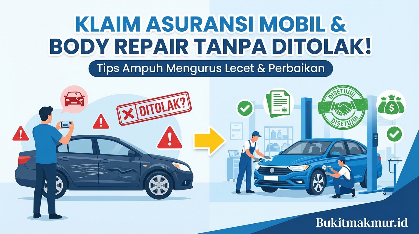 Cara Klaim Asuransi Mobil Lecet dan Body Repair Agar Tidak Ditolak!