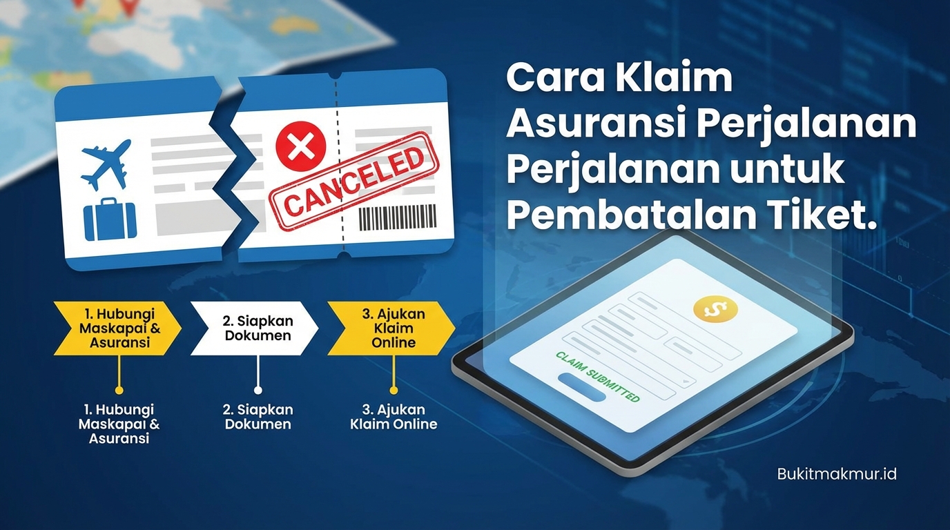 Cara Klaim Asuransi Perjalanan untuk Pembatalan Tiket