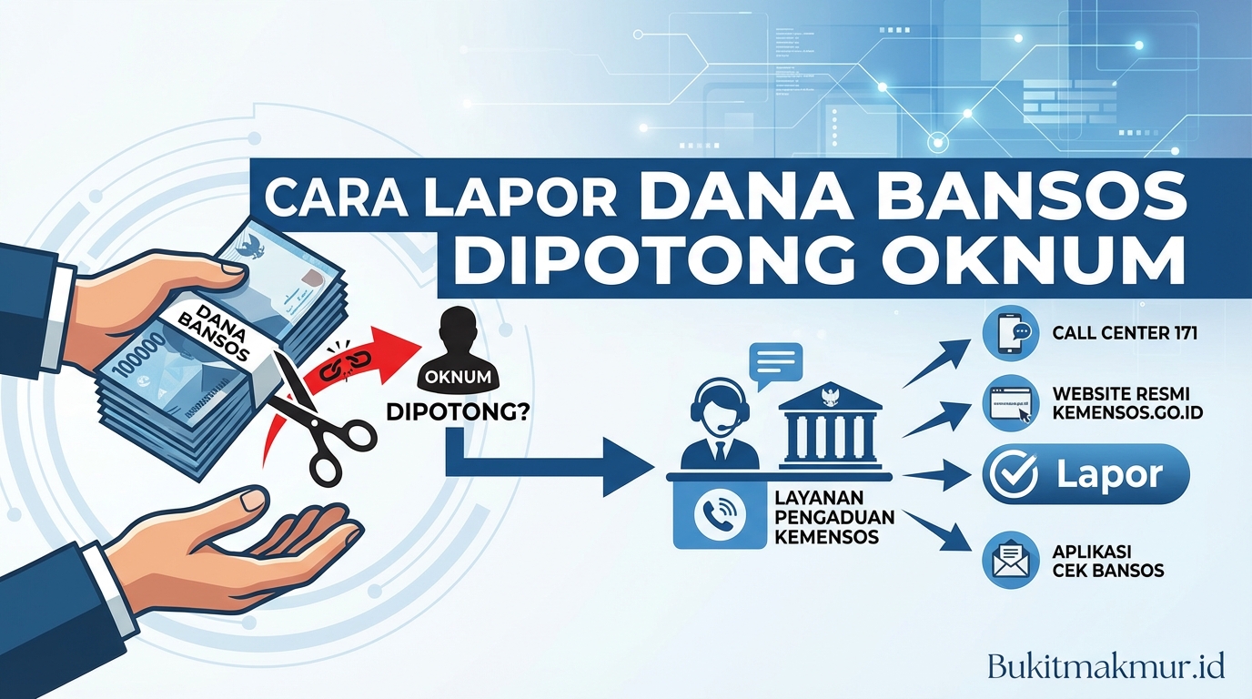Cara Lapor Dana Bansos Dipotong Oknum ke Layanan Pengaduan Kemensos