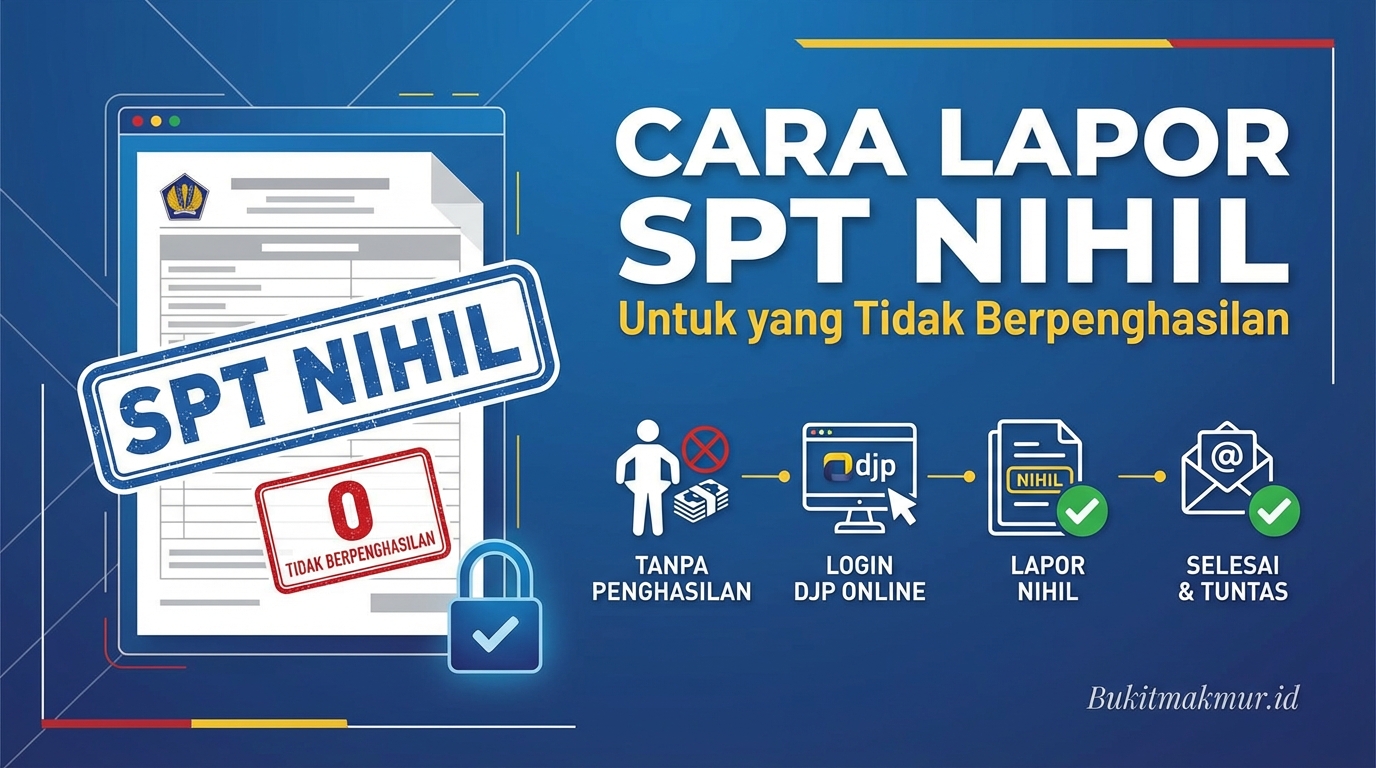 Cara Lapor SPT Nihil untuk yang Tidak Berpenghasilan